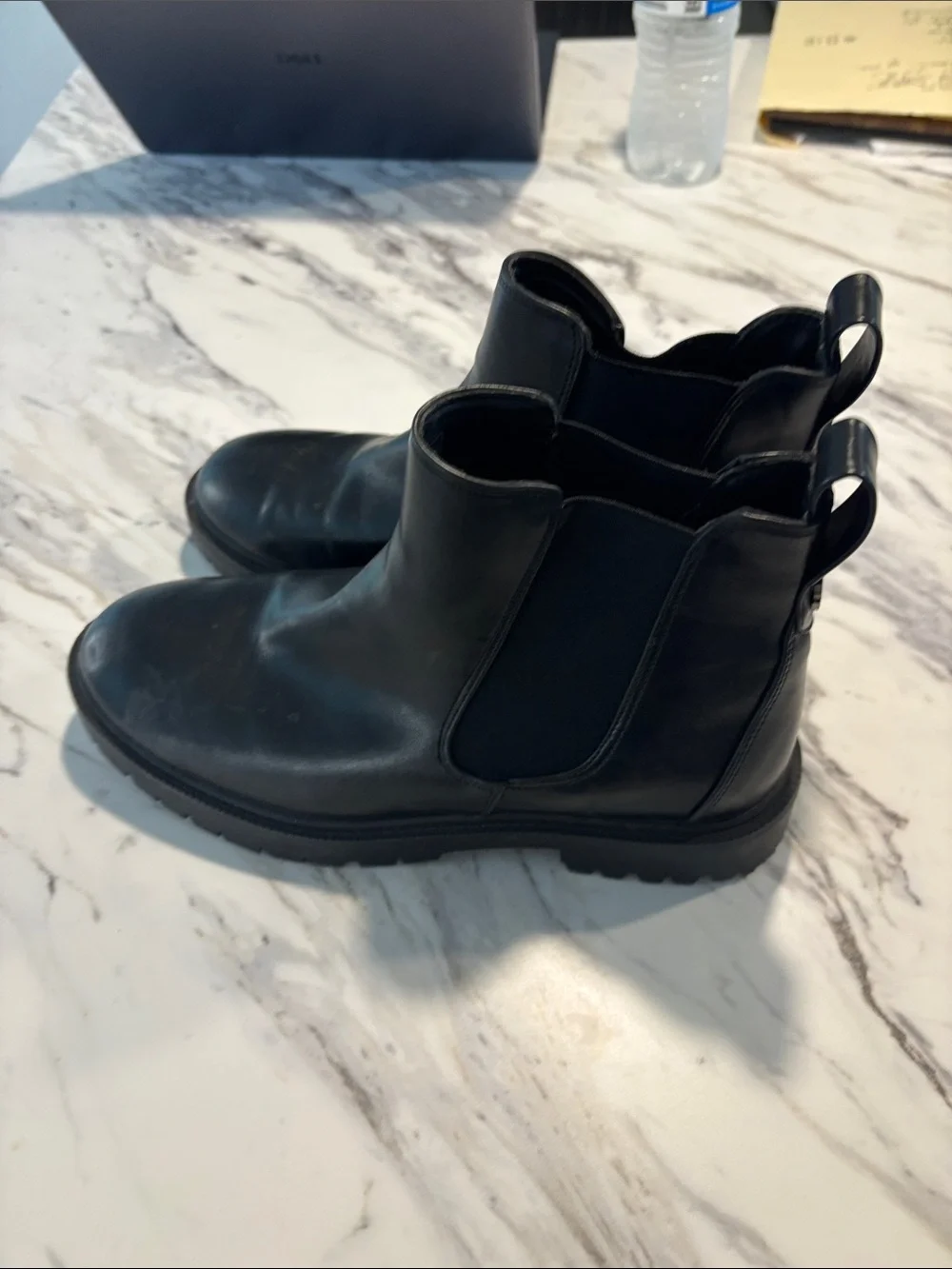 Dream Pairs Black Chelsea Ankle Booties